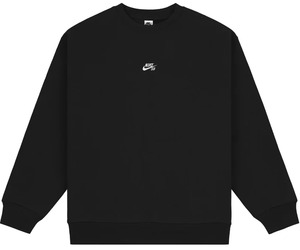 Hoodies Crew Sweatshirts: Nike SB Essentials Logo Crew / Black