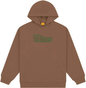 Hoodies Crew Sweatshirts: Dime Classic Noize Hoodie / Brown