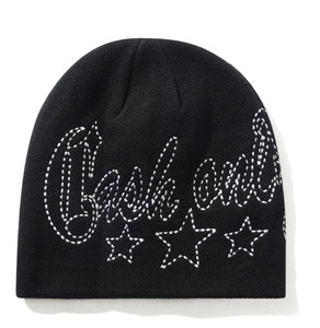 Cash Only Strip Skully Beanie