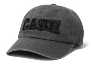 Cash Only Campus 6 Panel Hat / Washed Black / Black