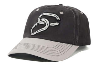 Cash Only Chain 5 Panel Hat / Charcoal / Light Grey