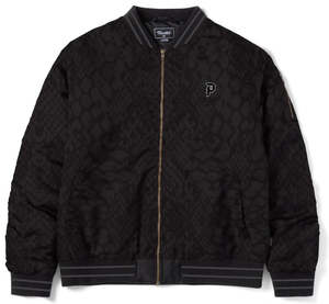 Mens Jackets: Primitive Scales Bomber Jacket / Black