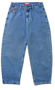 Mens Pants: Buttergoods Santosuosso (BAGGIEST) Denim Pants Q326 / Classic Blue