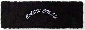 Cash Only Logo Sweatband / Black