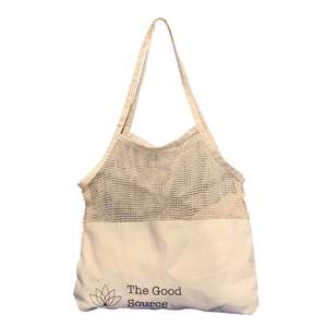 Bags: Mix Mesh Cotton Tote