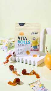 Vitamins Supplements Soft Chews Gummies For Sale: Kids Vita Rolls Immune+ 8s