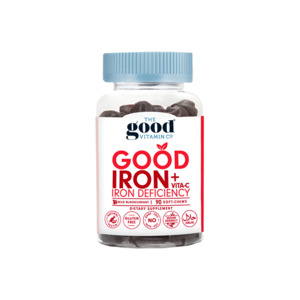 Iron Deficiency Supplements Soft Chews Gummies: Good Iron + Vita-C Supplements