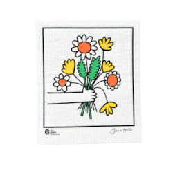 Spruce: Swedish Dishcloth SPRUCE - Flowers For You by Jane Foster
