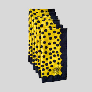 Napkin Sets Of 6 Hank: Napkins Cheetah - Organic Cotton Sets of 6