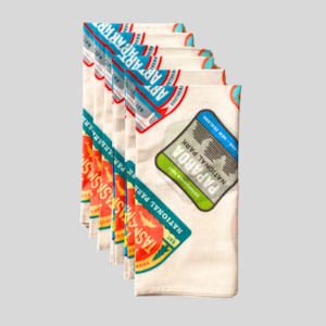 Napkin Sets Of 6 Hank: Napkins National Parks - Organic Cotton Sets of 6