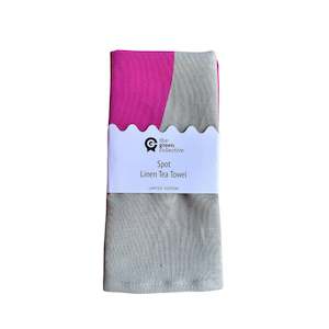 Tea Towels: Pink SPOT Tea Towel