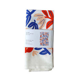 Tea Towels: Weaving Flower Tea Towel