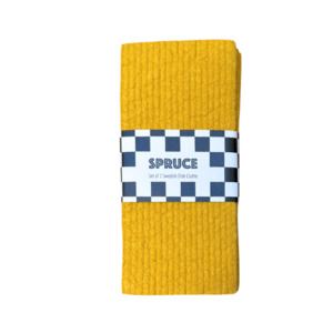Mustard Solid Colour SPRUCE - Set of 2 Dishcloths