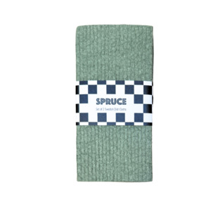 Solid Set Of Spruce: Moss Solid Colour SPRUCE - Set of 2 Dishcloths