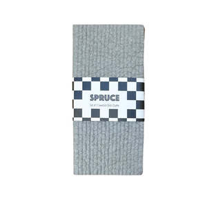 Solid Set Of Spruce: London Grey Solid Colour SPRUCE - Set of 2 Dishcloths