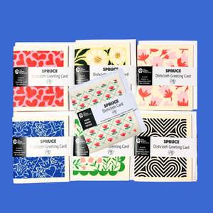 Best Sellers Bundles: SPRUCE Greeting Card Dishcloth SET of 7