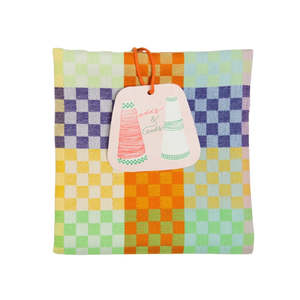Tea Towel #58B Checkered Check