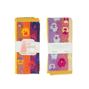 Guest Towels #54 DUO SET - Pansy
