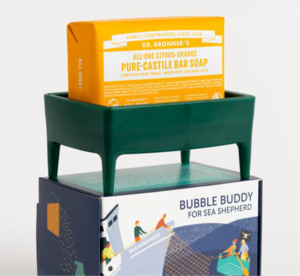 Bubble Buddy: Bubble Buddy - Sea Shepherd Dark Green Duo Set (includes soap)