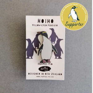 Pins Brooches: Little Penguin Kororā Enamel Pin