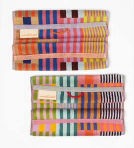 New Foekje Fleur Towels: Guest Towels #124 DUO SET - Tulip Quilt