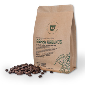 Products: Green Grounds Coffee – Decaf