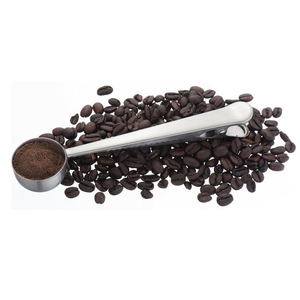 Accessories – The Green Pods: Stainless Steel Coffee Scoop With Bag Clip