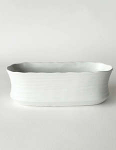 Ceramic Vessel - White Trough