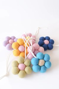 Wild Daisy - Hanging Felt Flower Air Freshner