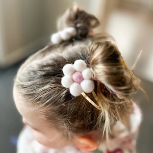 Products: Wild Daisy - Felt Hair Clips