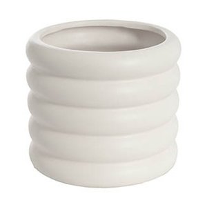 All: Lisbon Ribbed White Pot