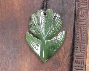 Other Jewellery Designs: NZ Greenstone Pīwakawaka Fantail Pendant (BK642) Hapopo Pounamu