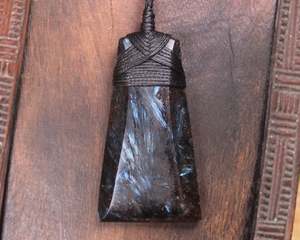 Astrophyllite Small Toki Pendant (BH290)