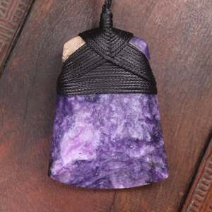 Pendants: Charoite Small Toki Pendant (BP707)