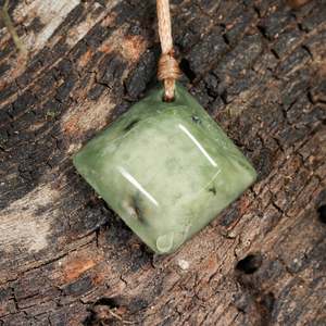 NZ Greenstone XSmall Freeform Pendant (BP297) Hapopo Pounamu