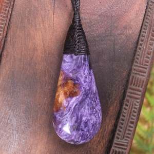 Charoite Medium Roimata Pendant (BP700)