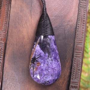 Charoite Medium Roimata Pendant (BP701)