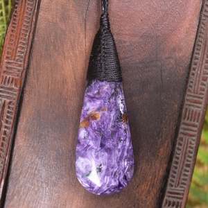 Charoite Medium Roimata Pendant (BP712)