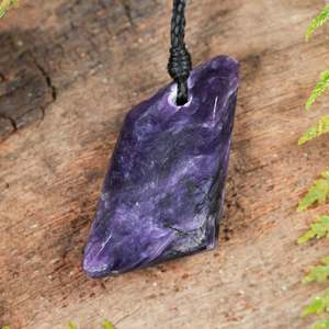 Specials: Charoite Small Freeform Pendant (BN460)