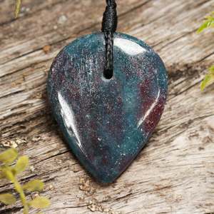 Kyanite with Ruby Small Freeform Pendant (BW358)