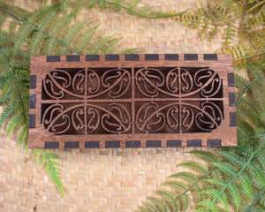 Other Jewellery Designs: NZ Wood Small Rectangle Decorative Box (AZ901)