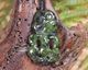 NZ Serpentine Small Hei Tiki Pendant (BC646) Douglas Creek Pounamu