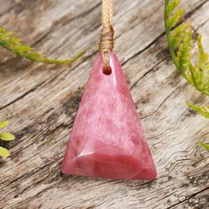 Specials: Rhodonite Small Freeform Pendant (BT611)
