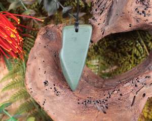 NZ PAKOHE ARGILLITE MEDIUM FREEFORM PENDANT (X396)