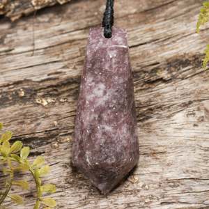 Lepidolite Small Pointed Pendant (BW378)