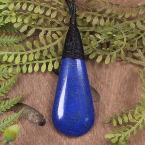 Lapis Lazuli Medium Roimata Pendant (BX153)
