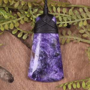 Charoite Small Toki Pendant (BX150)