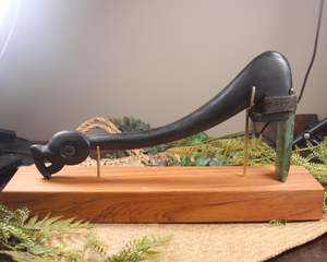 NZ Greenstone Toki Poutangata (BX233) Hapopo Pounamu