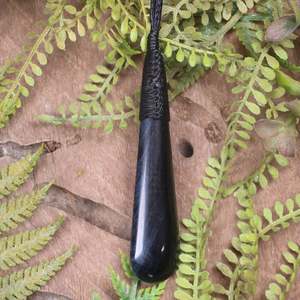 Blue Tigers Eye Medium Roimata Pendant (BX277)