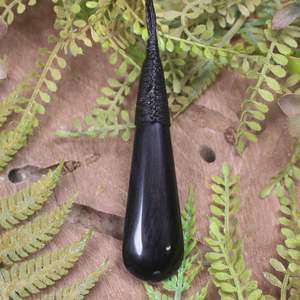 Blue Tigers Eye Medium Roimata Pendant (BX276)